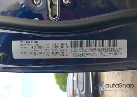 2019 Dodge Journey Se from USA, damaged, VIN 3C4PDCBB7KT836834